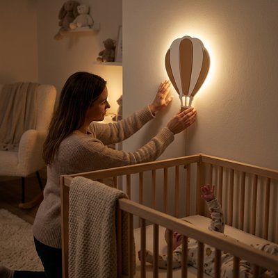 Veilleuse bebe murale lumiere douce