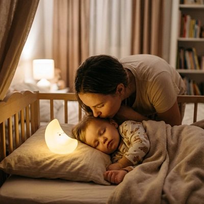 Veilleuse bébé sans danger pour l'enfant