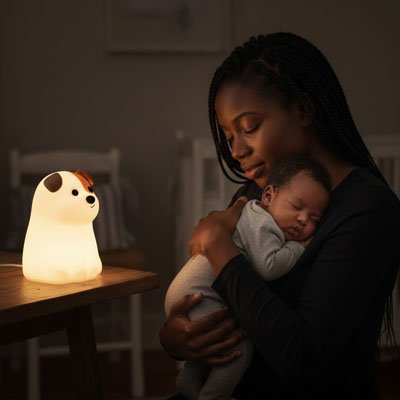 Veilleuse bébé securité