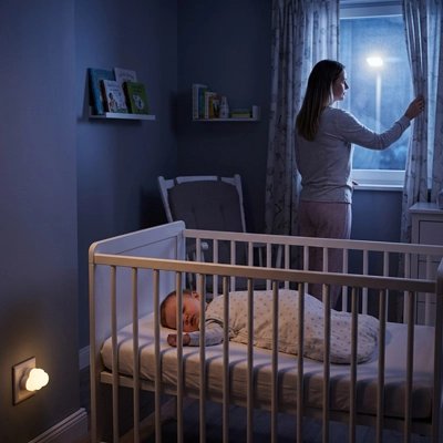 Veilleuse murale nuage lumière chaude et douce dans la chambre