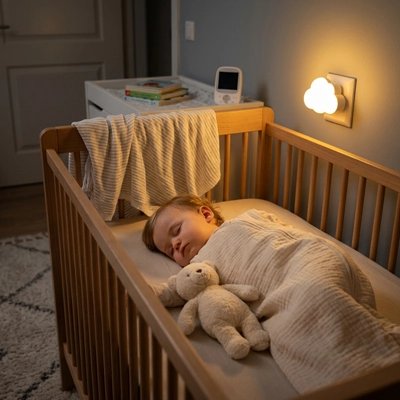 Veilleuse murale réconfortante pour bébé dort tranquille seul