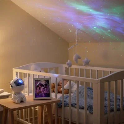 Veilleuse projection bébé plafond