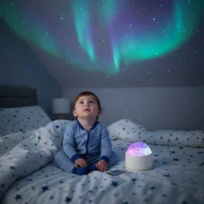 Veilleuse projection voile lactée