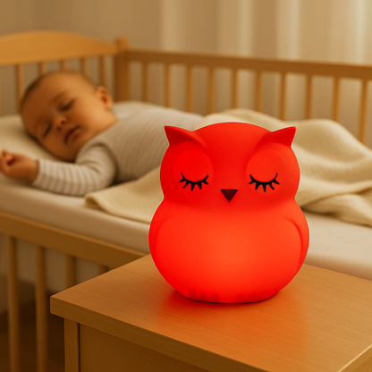 veilleuse_rouge_bebe_hibou