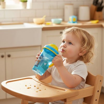 Verre bebe antifuite